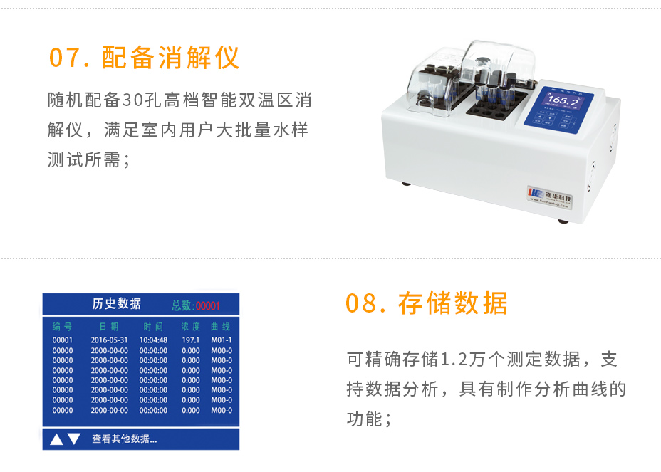 連華科技5B-2H(V10)野外便攜智能型多參數水質快速測定儀