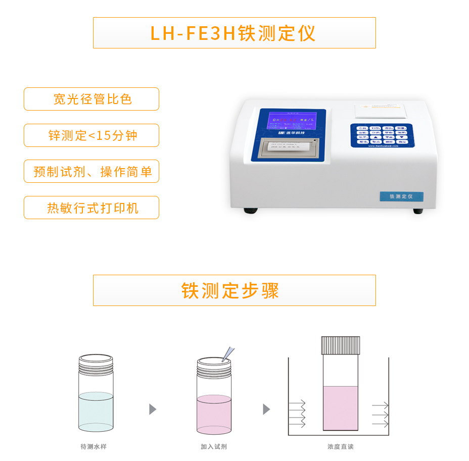 連華科技LH-FE3H重金屬鐵測(cè)定儀